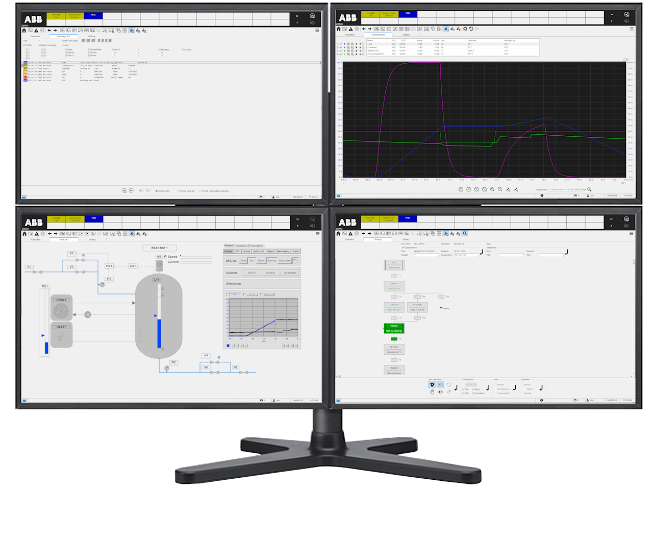 Matrice a quattro monitor ora disponibile con Freelance 2019
