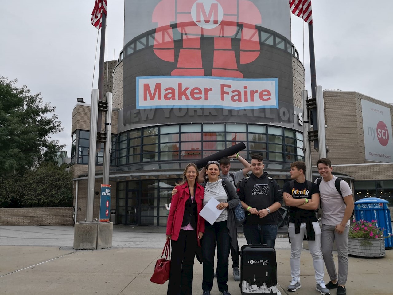 Parte del team SvoltaMO al Maker Faire di New York
