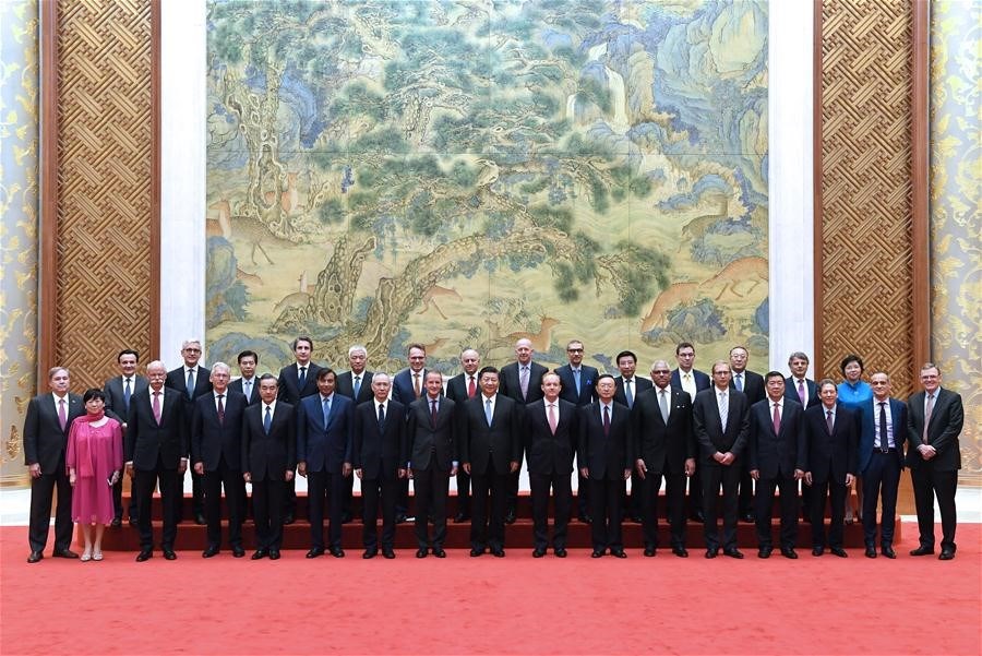 The Global CEO Council was founded in 2013 and its Roundtable Summit is held each year in June in China's Great Hall of the People.