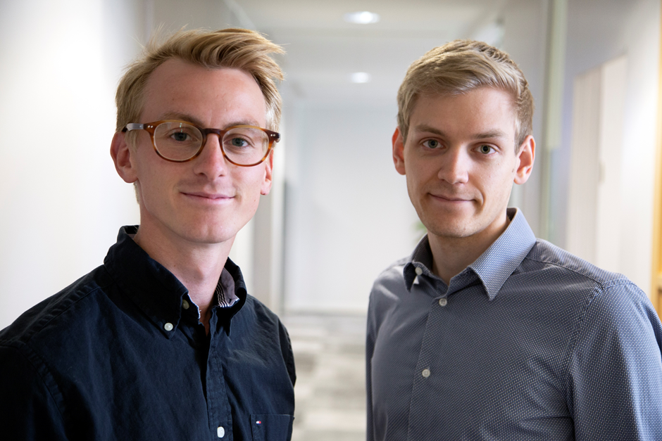 Hugo Schåltz Bodinson och Anton Fredriksson har under våren skrivit sitt examensarbete för ABB Sverige.