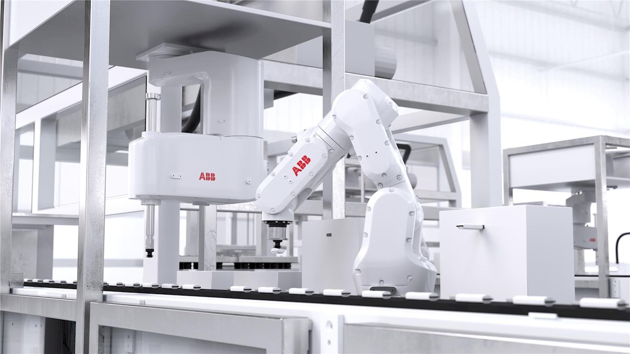 ABB pristato kompaktiškiausią ir lengviausią šešių ašių robotą