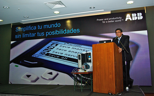 Eugenio Fernández, Gerente de la Unidad de Negocios de Variadores de Frecuencia de ABB en Perú