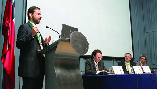 Cleiton Silva, , Sales & Market Manager de Power Generation de ABB en Chile en Seminario Cigré.