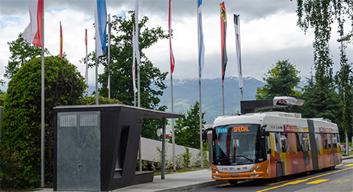 El colectivo eléctrico TOSA en Ginebra