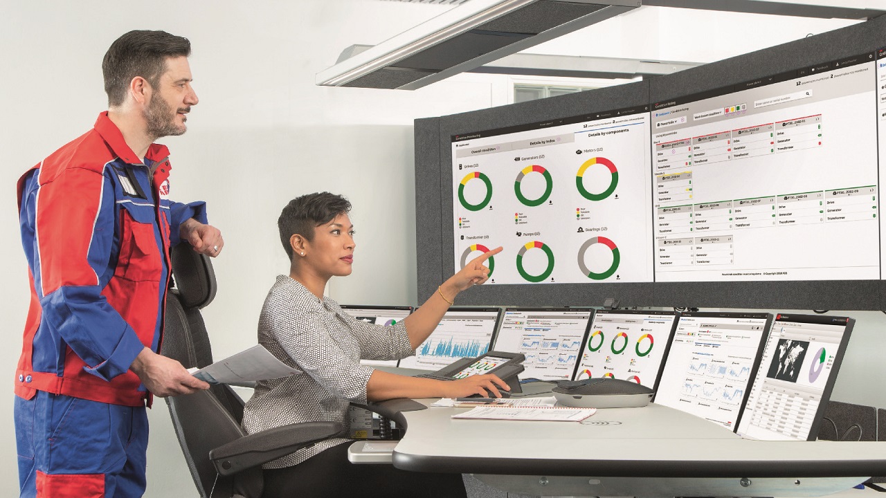 01 ABB Ability Condition Monitoring for power­trains enables plant operators to improve the performance, reliability and efficiency of their powertrain components.