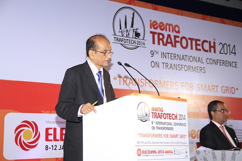 P Ramachandran presenting a paper