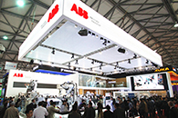 2014工博会上ABB展台一角