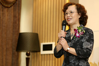 Wang Zhongdan, Vice President of Low Voltage Products Division and GM of ABB LV Installation Materials Co., Ltd. Beijing, introduces ABB low carbon concept