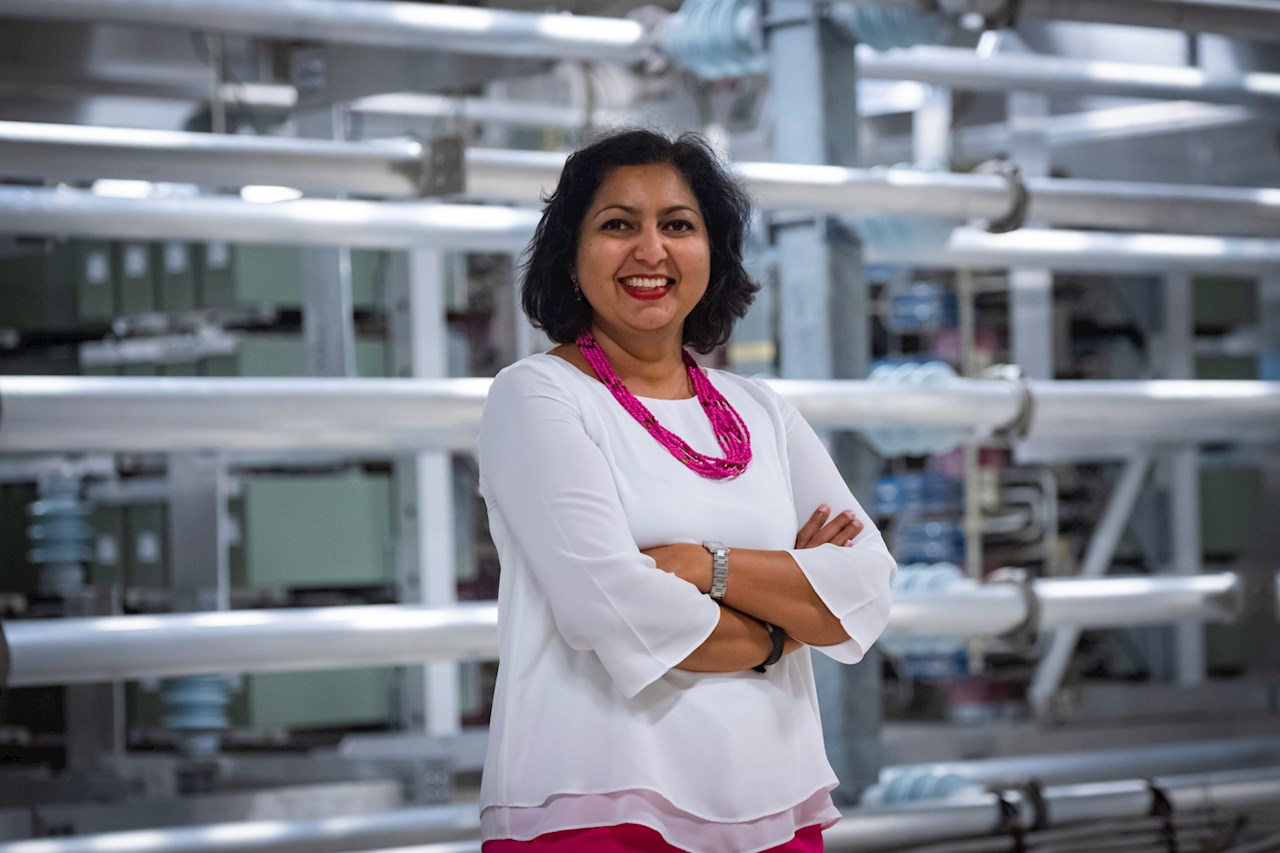 Reshma Ramachandran, Global Engineering Manager för Power Grids, Grid Integration. Foto: Kim Norman