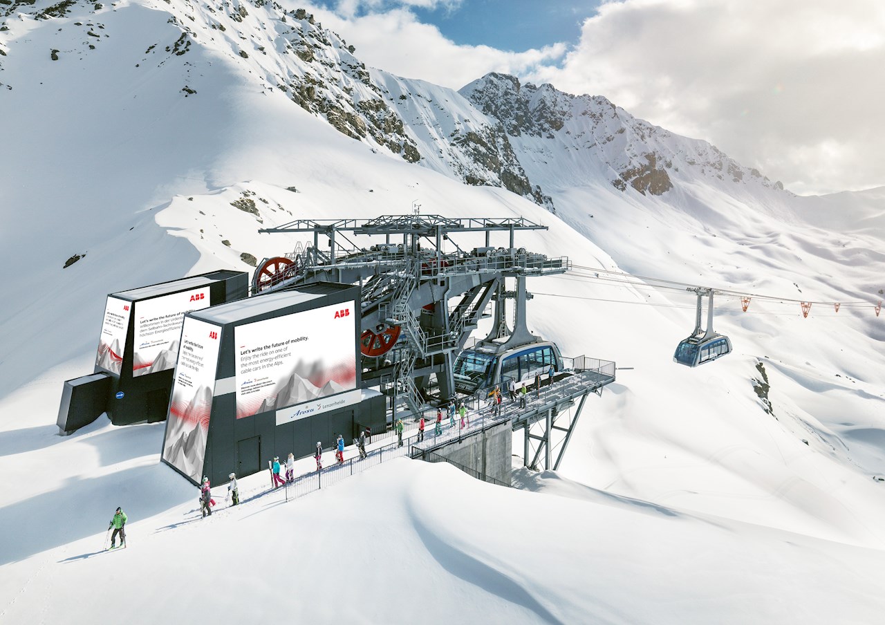 Dar vienas ABB sprendimas yra Lenzerheide, Šveicarijoje