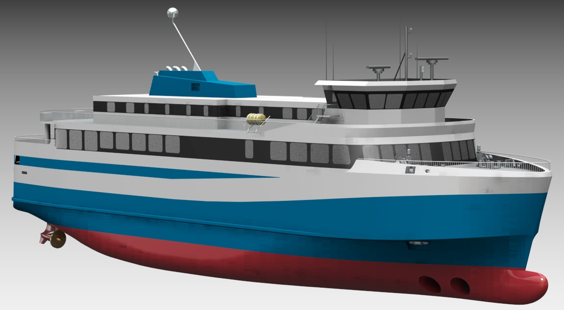 Premier ferry électrique islandais. Image fournie par Polarkonsult