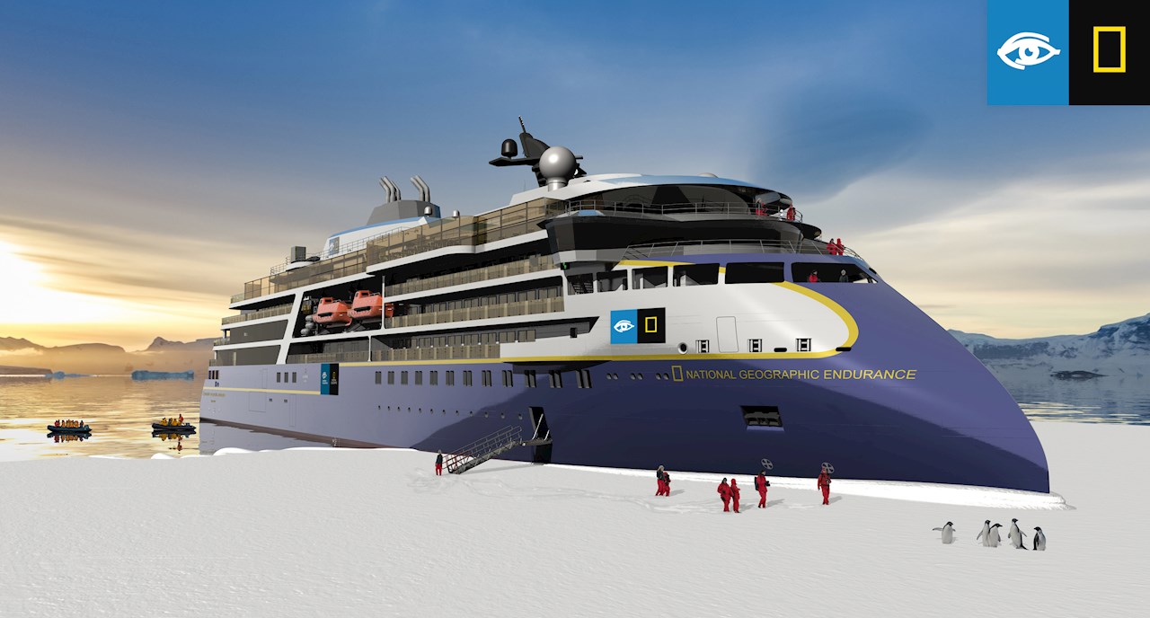 ABB leverer kraft, elektrisk fremdrift og automatisering til Lindblads nyeste luksuscruiseskip for arktiske strøk (Ill. Lindblad Expeditions Holdings Inc.)