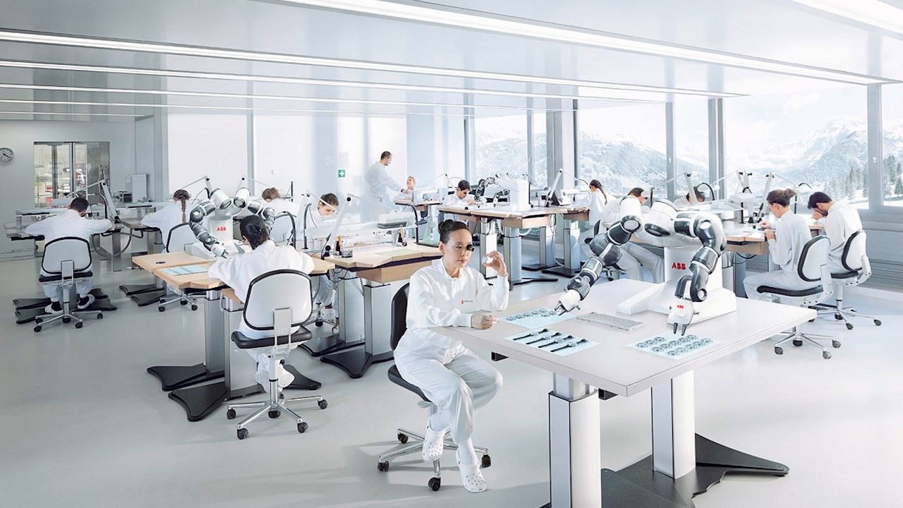 Išmanioji gamyba ir jos skaitmeninis pavyzdys ABB ateities gamykloje