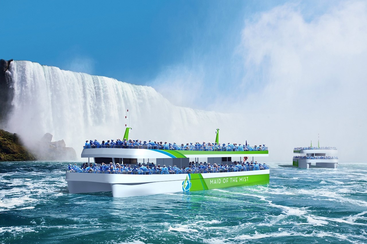 Maid of the Mist two new passenger vessels that will operate on pure electric power