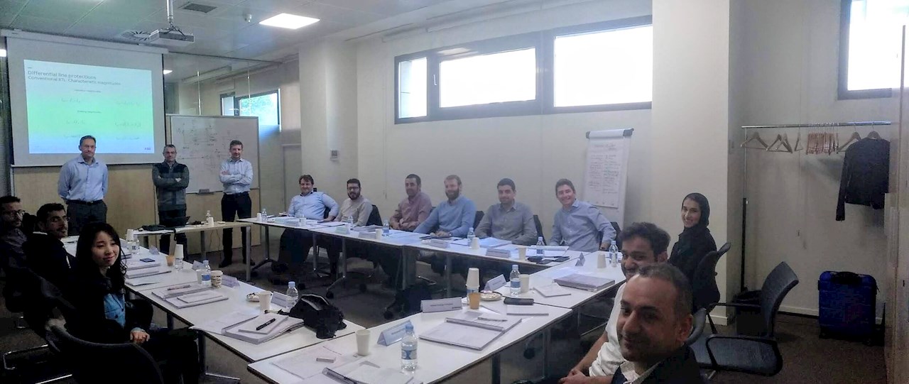 Alumnos durante la formación