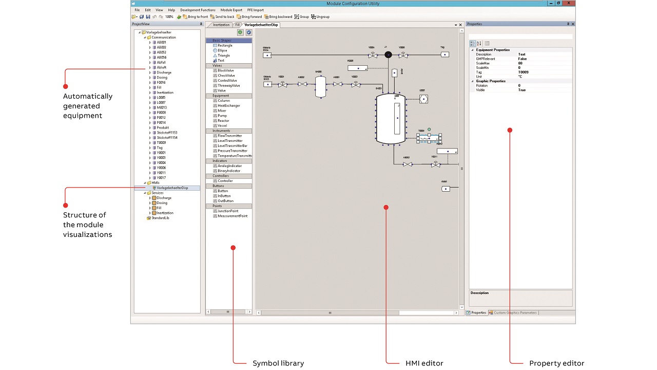 07 HMI editor for a module.
