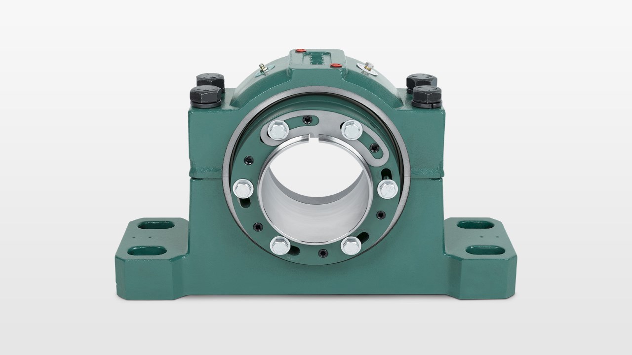 ABB’s new Dodge® Safety Mount spherical roller bearings cut
