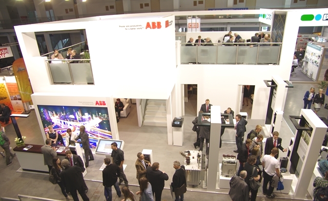 Stoisko ABB podczas tegorocznych targów