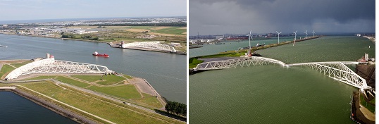 Zapora Maeslant w trybie