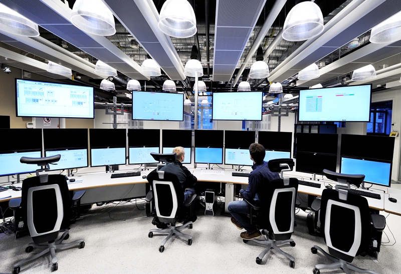 Centrum symulacji sieci HVDC, założone przez ABB.