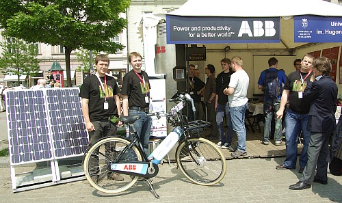 Stoisko ABB podczas Festiwalu Nauki w Krakowie