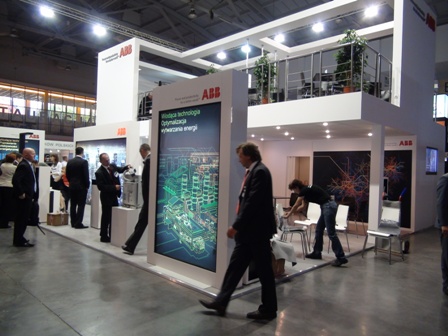 Stoisko ABB podczas targów Expopower 2011