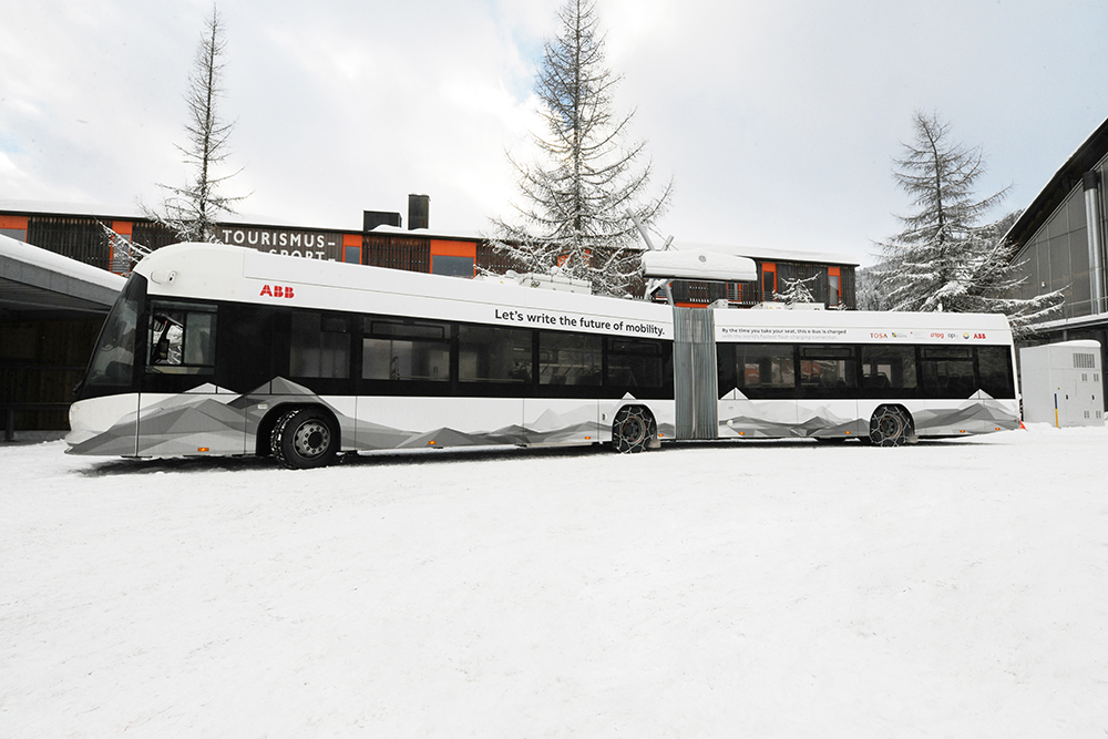 TOSA Flash Charging Station in Davos