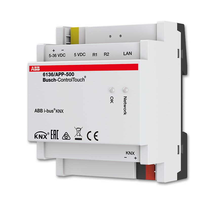 ABB:s Busch-ControlTouch® KNX-applösning.