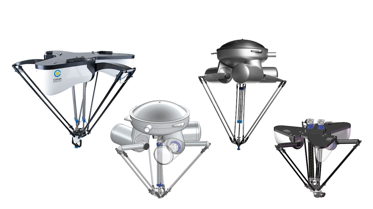 Codian delta robots