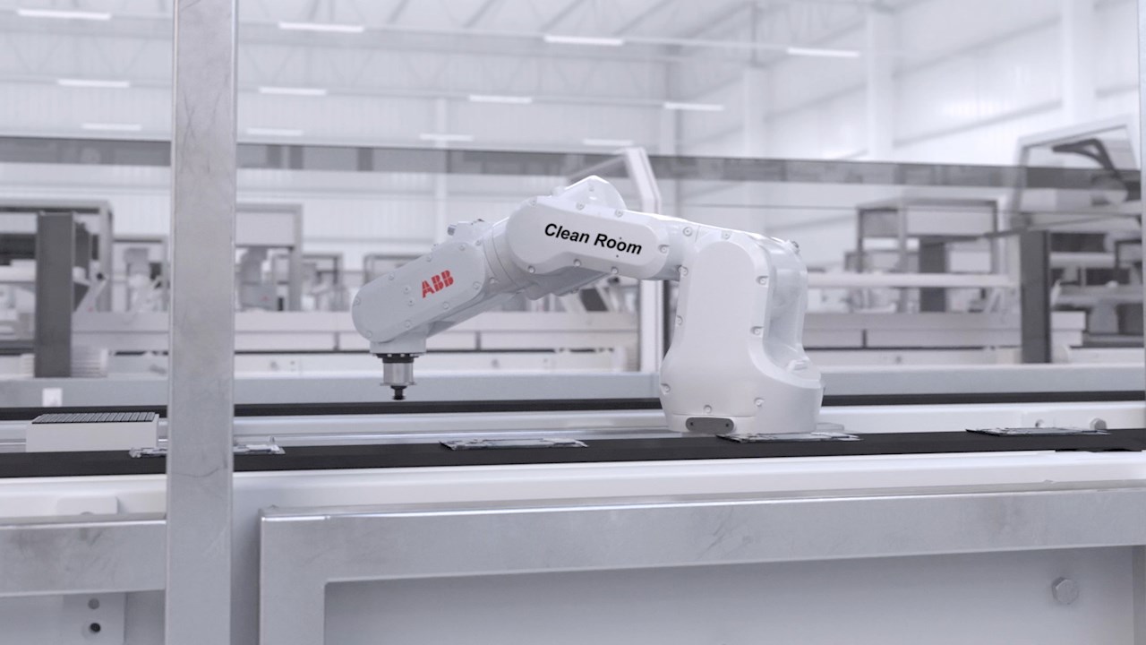 ABB setzt neue Maßstäbe bei der robotergestützten Automatisierung in Reinräumen
