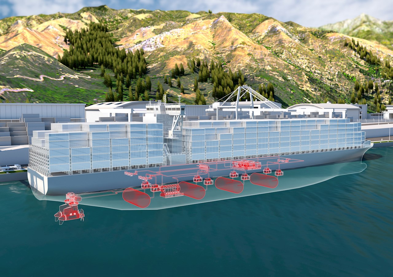 ABB og Hydrogène de France vil samarbeide om produksjon av brenselcellesystemer i megawatt-klassen for maritime anvendelser (Ill. ABB).