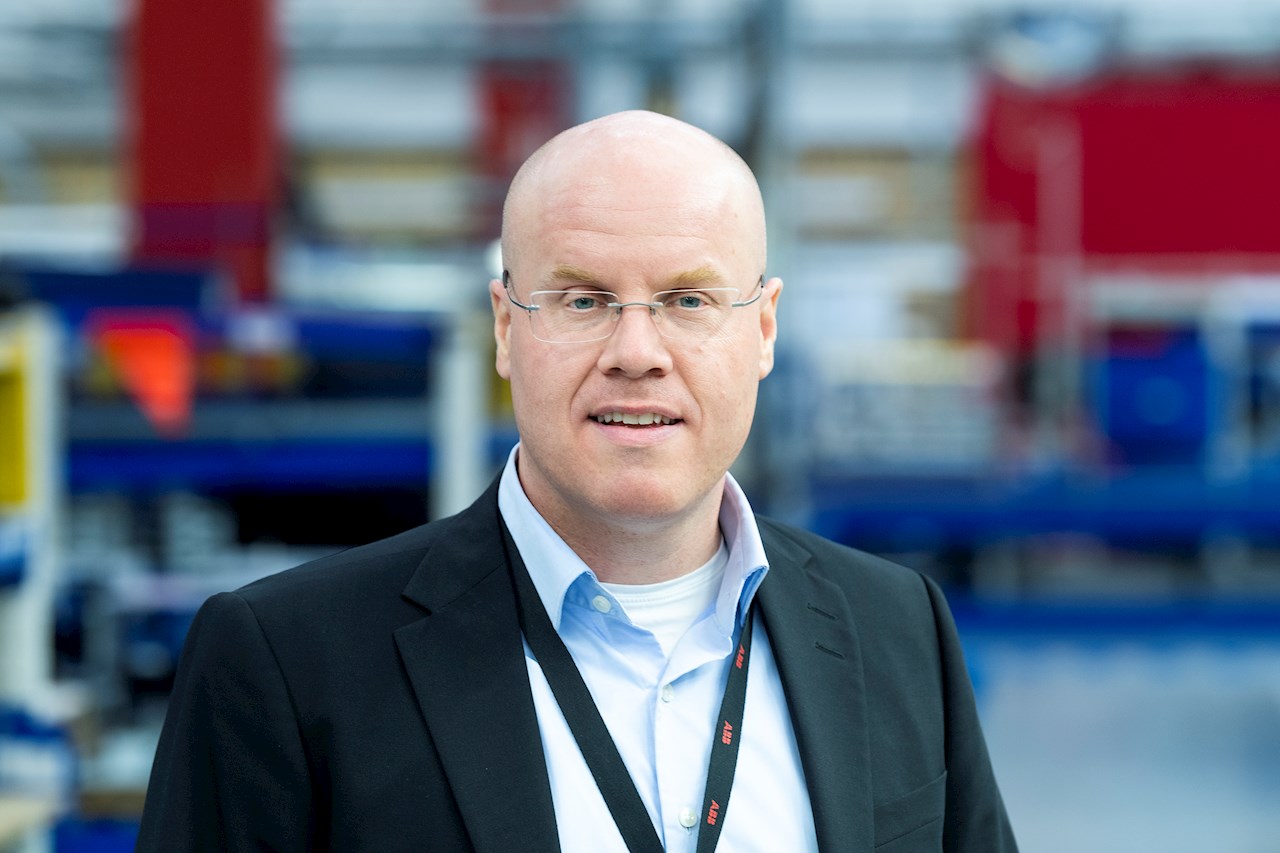 Tobias Hansson, Platschef på ABB Power Grids i Ludvika och Europachef för enheten Power Transformers