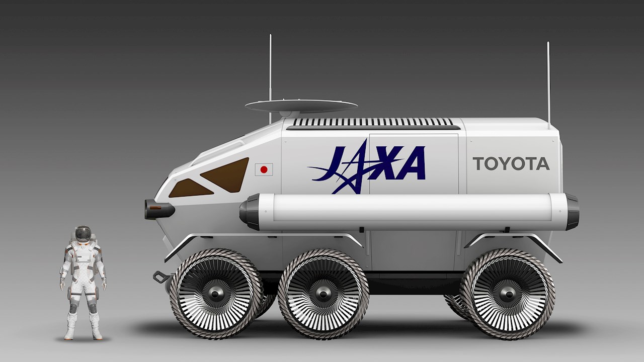 The rover will measure 6 meters long and 3.8 meters high. Image courtesy of Toyota Motor Corporation