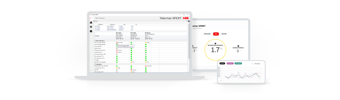 ABB Ability™ Tekomar XPERT应用界面