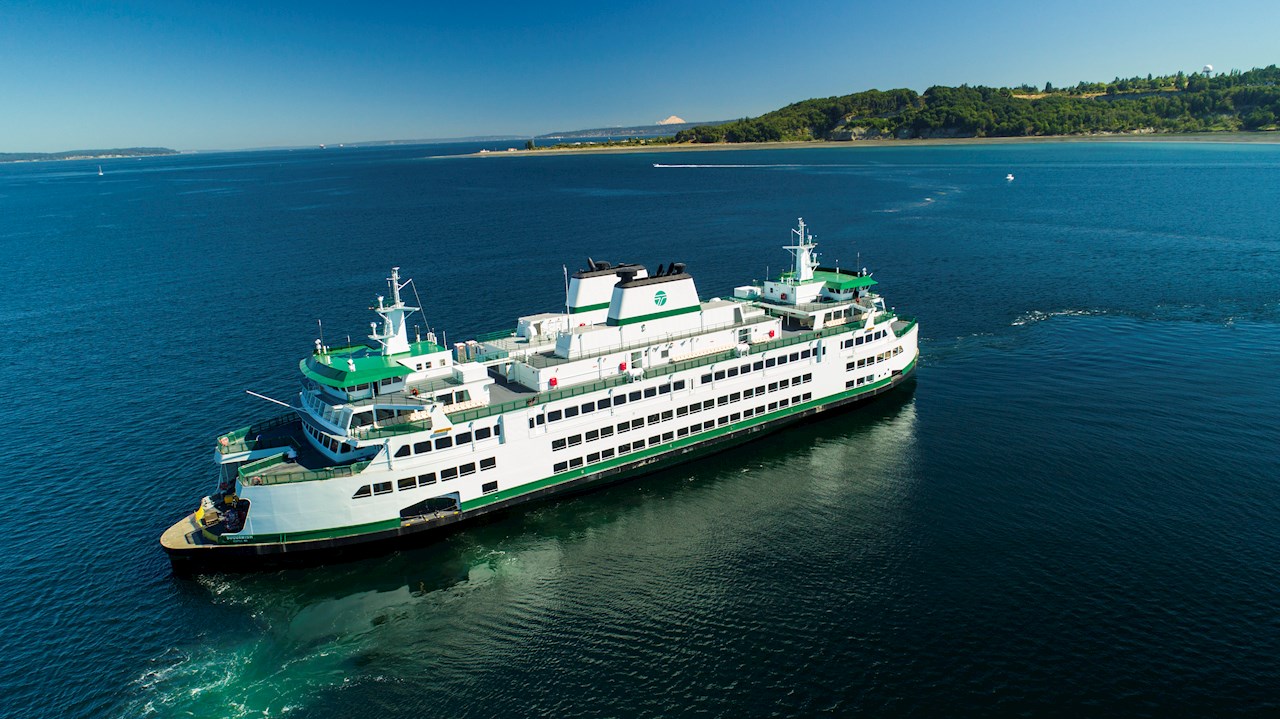 Den første hybridelektriske «Olympic»-klasse-fergen vil kjøre for Washington State Ferries i 2024 (Foto: Vigor).