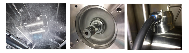 Les moteurs en acier inoxydable Food Safe étaient toujours en parfait état de marche après tous les tests simulant 1 106 jours de lavages.