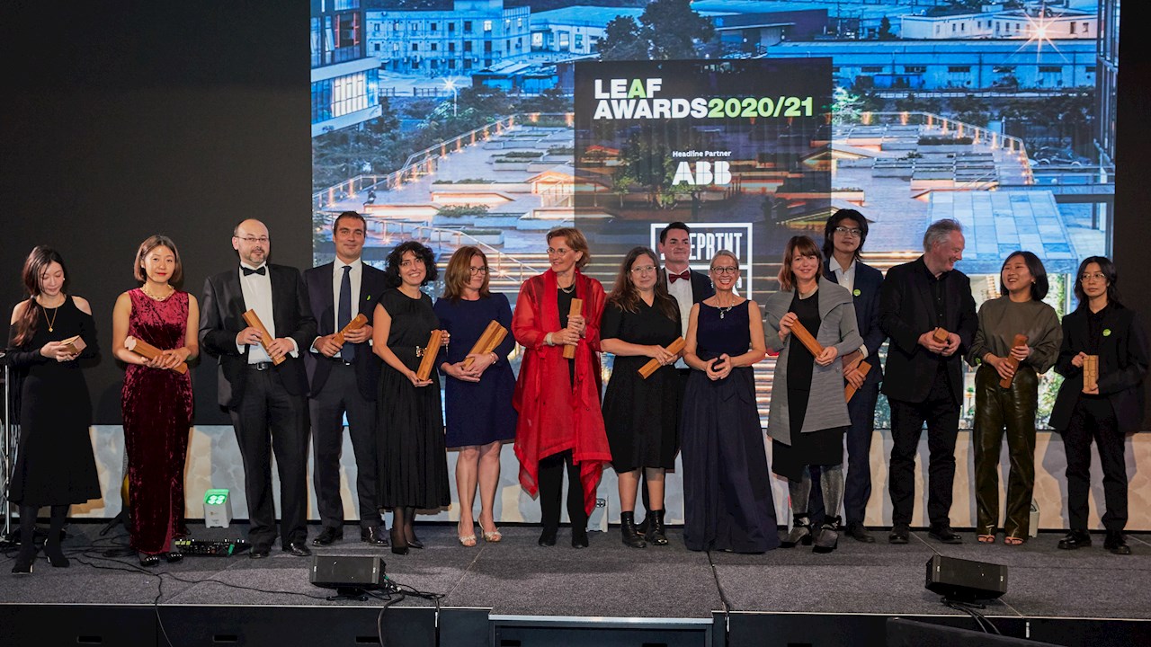 Celebrating architectural visions of the future for sustainable buildings at the ABB LEAF Awards