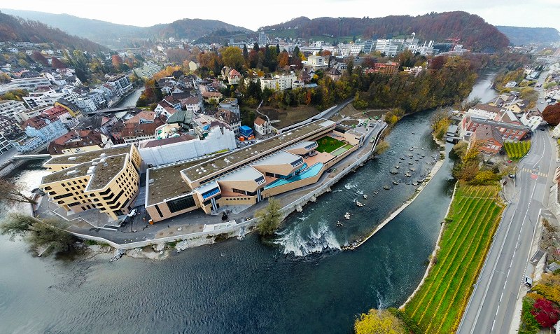 Ob fliessend oder sprudelnd: Wasser war und ist ein prägendes Element für die Stadt Baden.