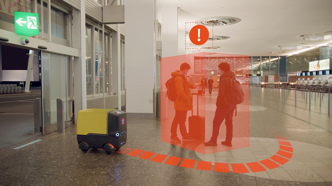 ABB se asocia con la empresa emergente Sevensense. La tecnología de navegación Sevensense utiliza visión artificial avanzada y algoritmos de inteligencia artificial para crear un mapa en 3D.