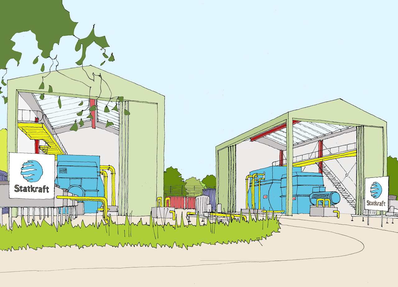 Impresja artystyczna dotycząca projektu Lister Drive Greener Grid