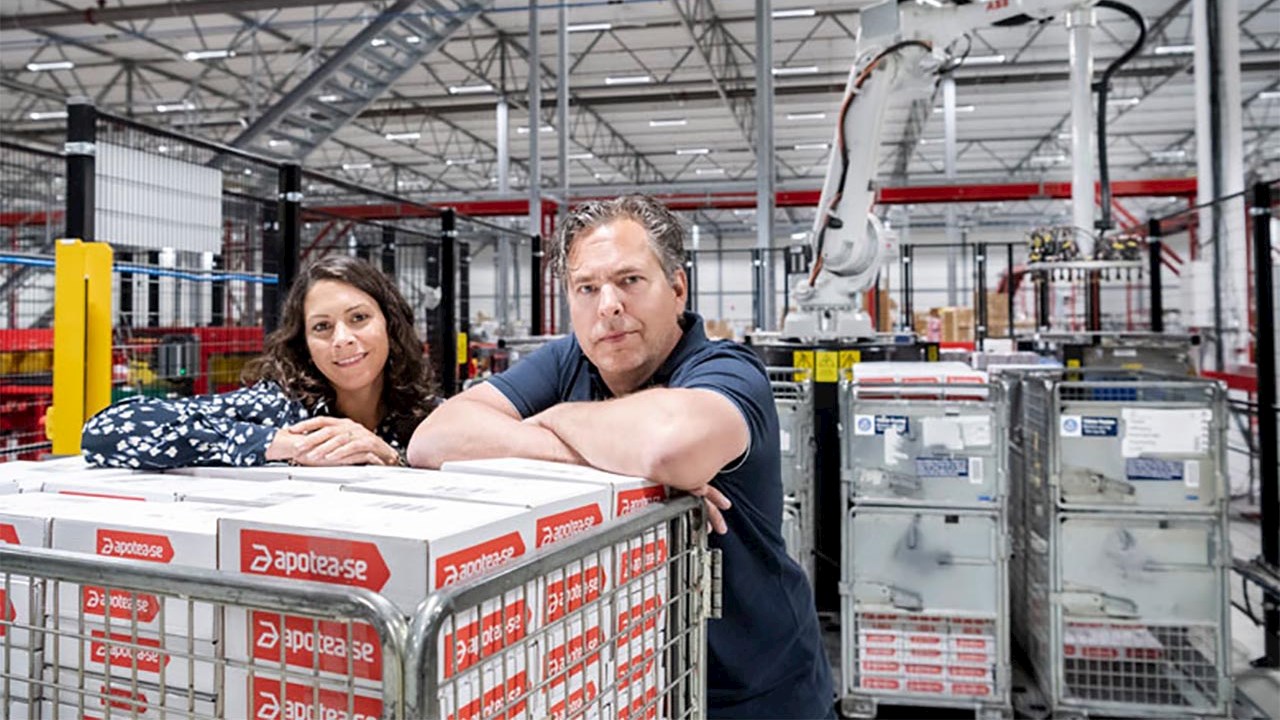 La pharmacie en Ligne Apotea a gagné 30% de productivité grâce aux robots ABB