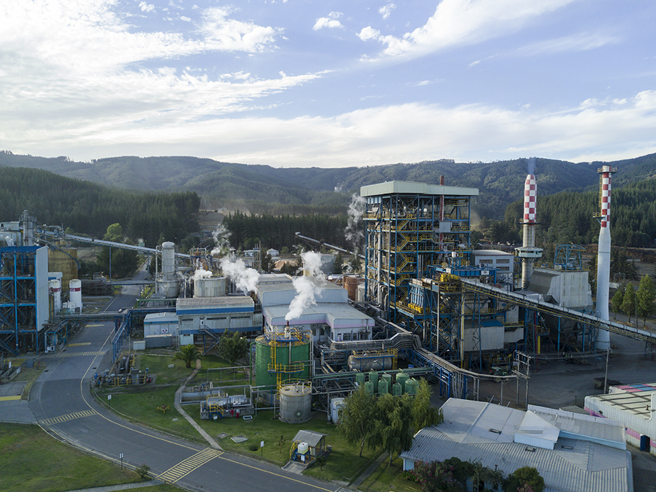 Завод по производству целлюлозы Arauco Licancel.
