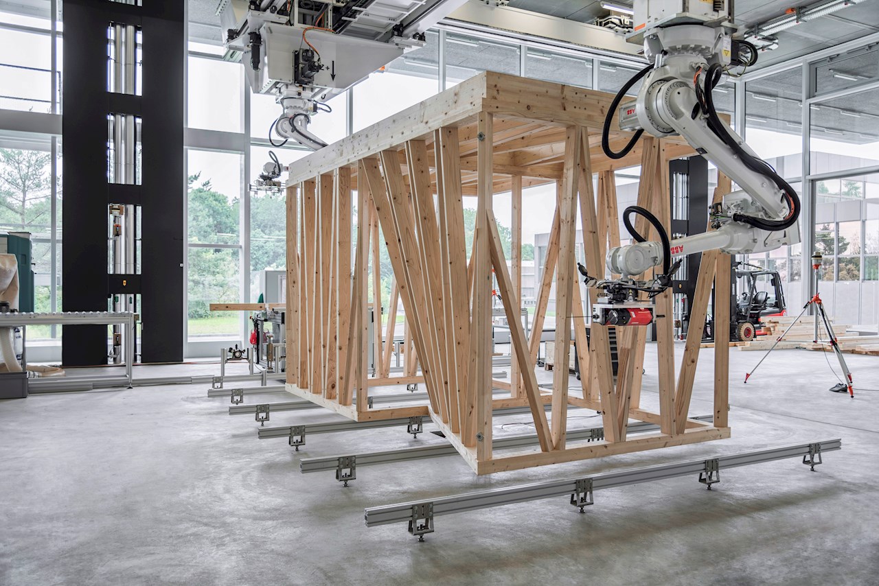 ABB está trabajando con varias universidades líderes para desarrollar conjuntamente nuevas tecnologías de construcción automatizadas, incluida ETH Zurich (Crédito: Gramazio Kohler Research ETH Zurich)