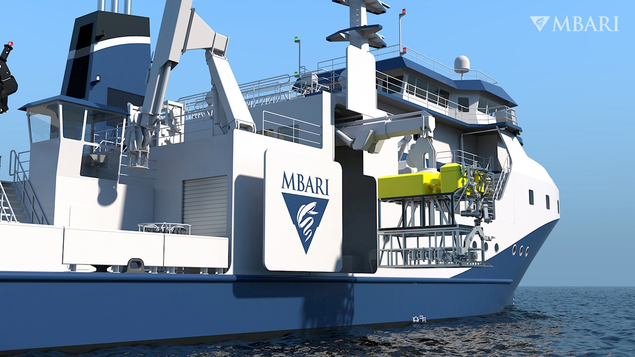 ABB fremtidssikrer bæredygtig drift af havforskningsfartøj i Californien (Foto Glosten © 2021 MBARI).