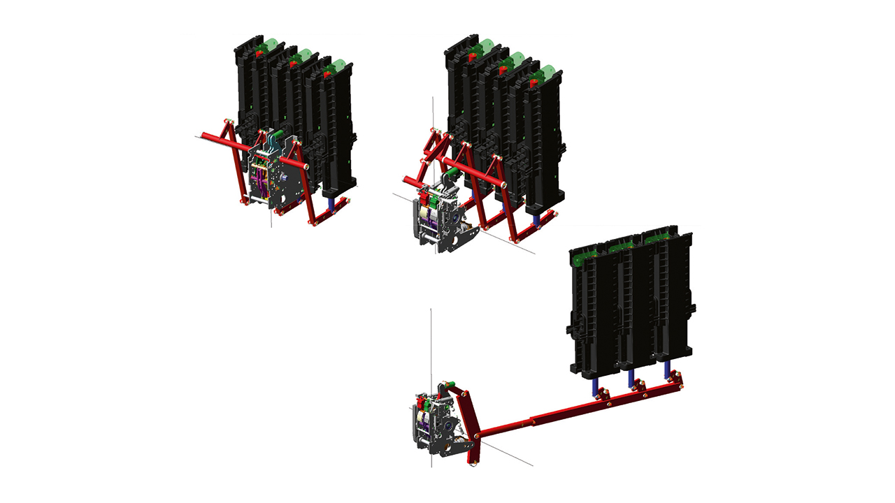 03 Multibody models of different topologies of a medium-voltage circuit breaker.