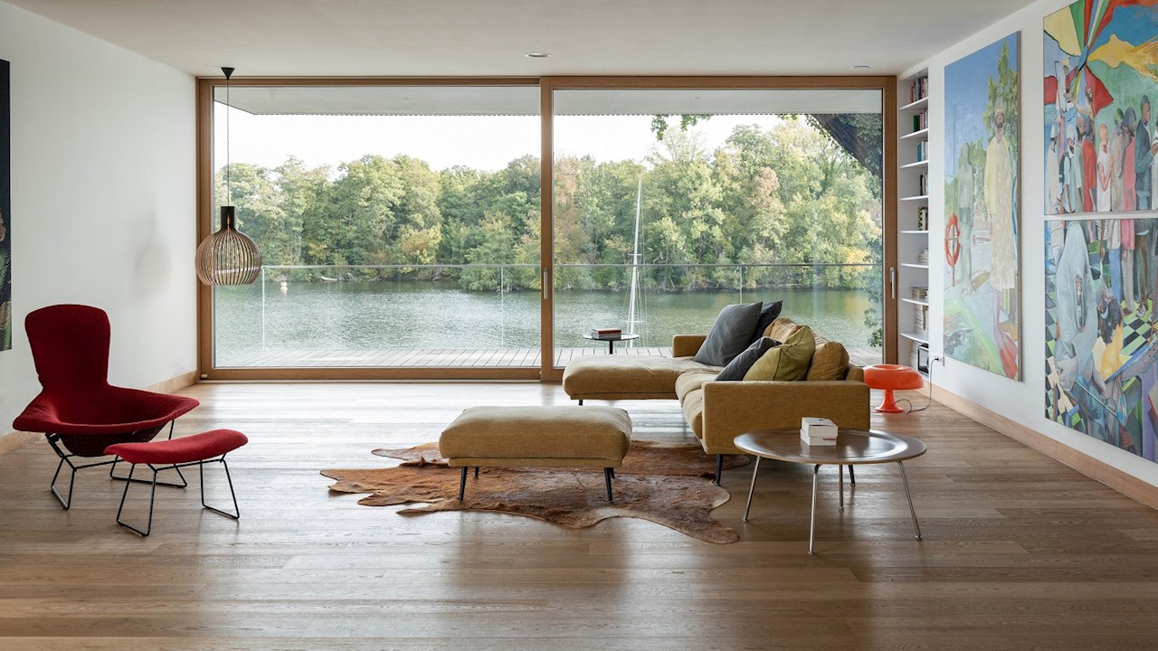 ABB okosotthon vezérlés a Jungfernsee tó partján emelt különleges passzívházban