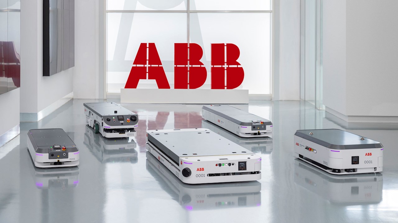 ABB推出全新品牌形象的自主移动机器人产品组合
