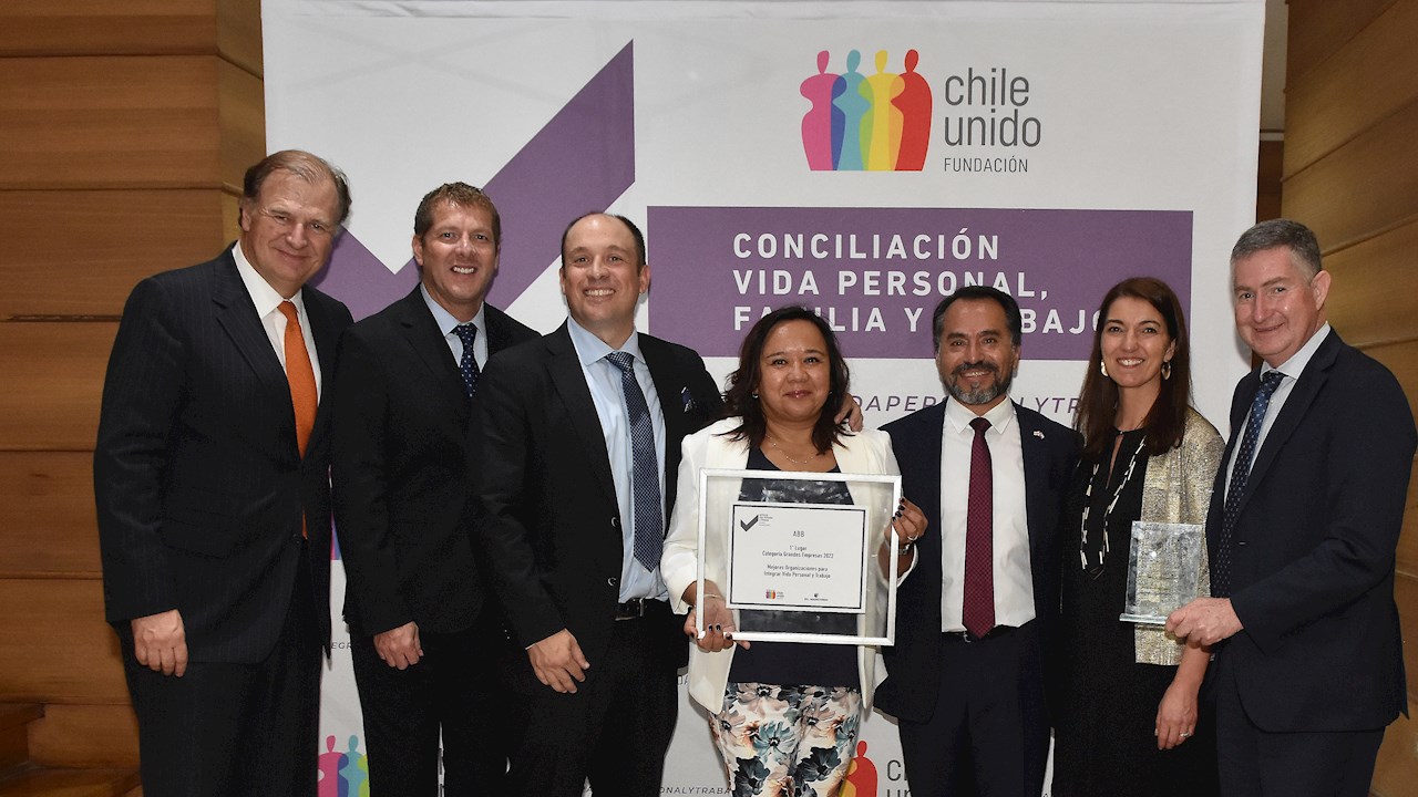 ABB en Chile obtiene primer lugar en Conciliación Vida y Trabajo categoría Grandes Empresas 