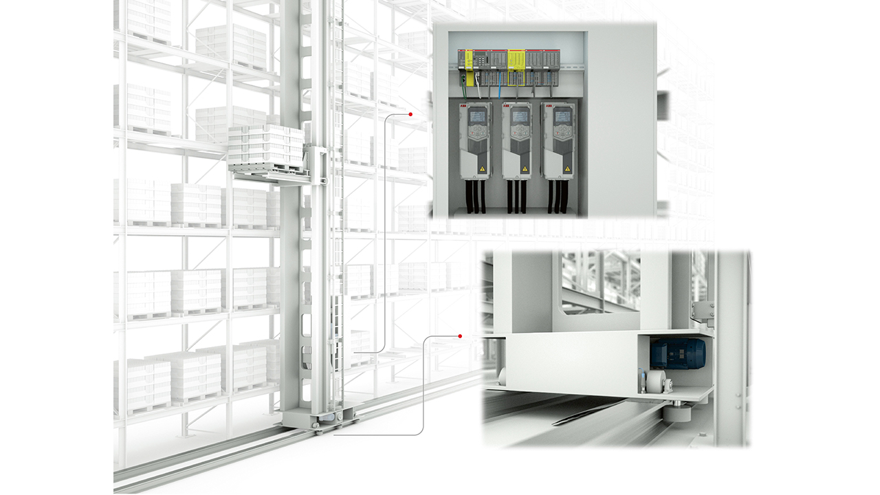 01 ABB’s AC500-S safety PLC is an essential component in situations where failsafe systems are vital, such as in the distribution center shown here.