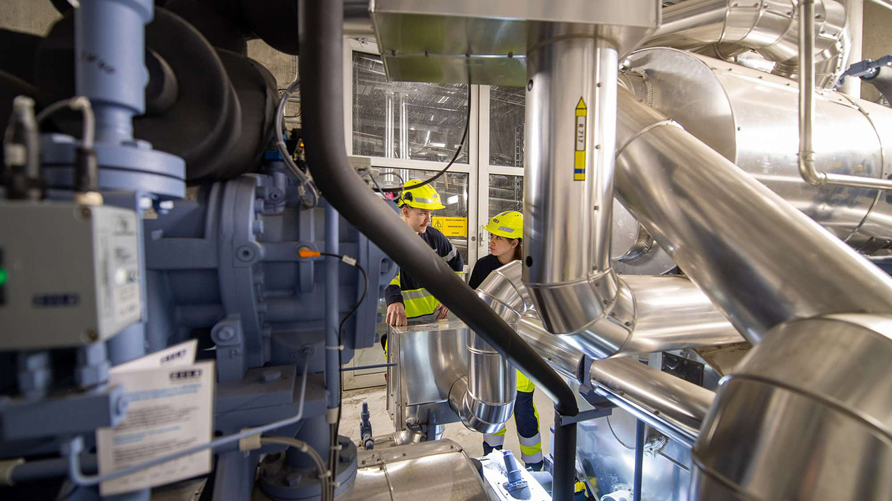 Skybasert ABB-teknologi bidrar til økt ressursutnyttelse hos Veas, Norges største renseanlegg (Bilde: Veas).